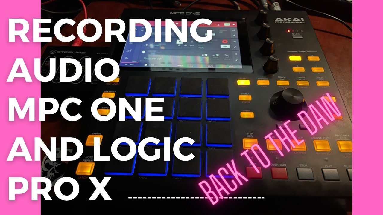 Recording analog synths with  MPC ONE LOGIC PROX Using MIDI #logicpro #mpcone
