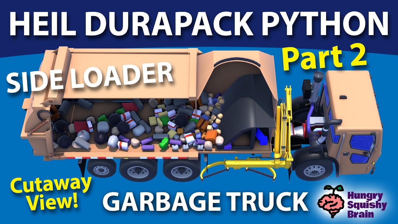 Side Loader Garbage Truck - PART 2 - HEIL Durapack Python!