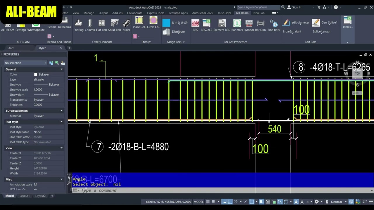 ALI-BEAM Tutorial 25 | Beams RFT. Details - Part 04