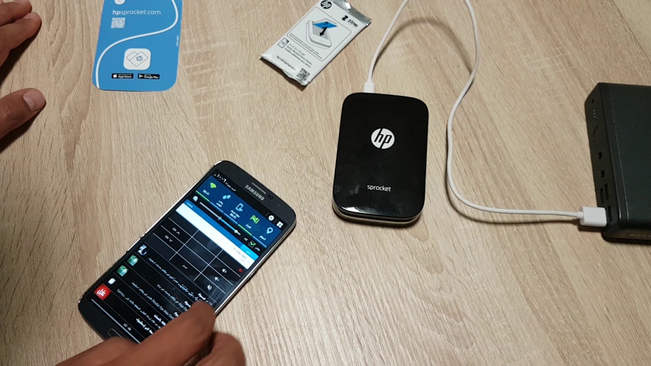 مراجعة طابعة الجوال HP SPROCKET
