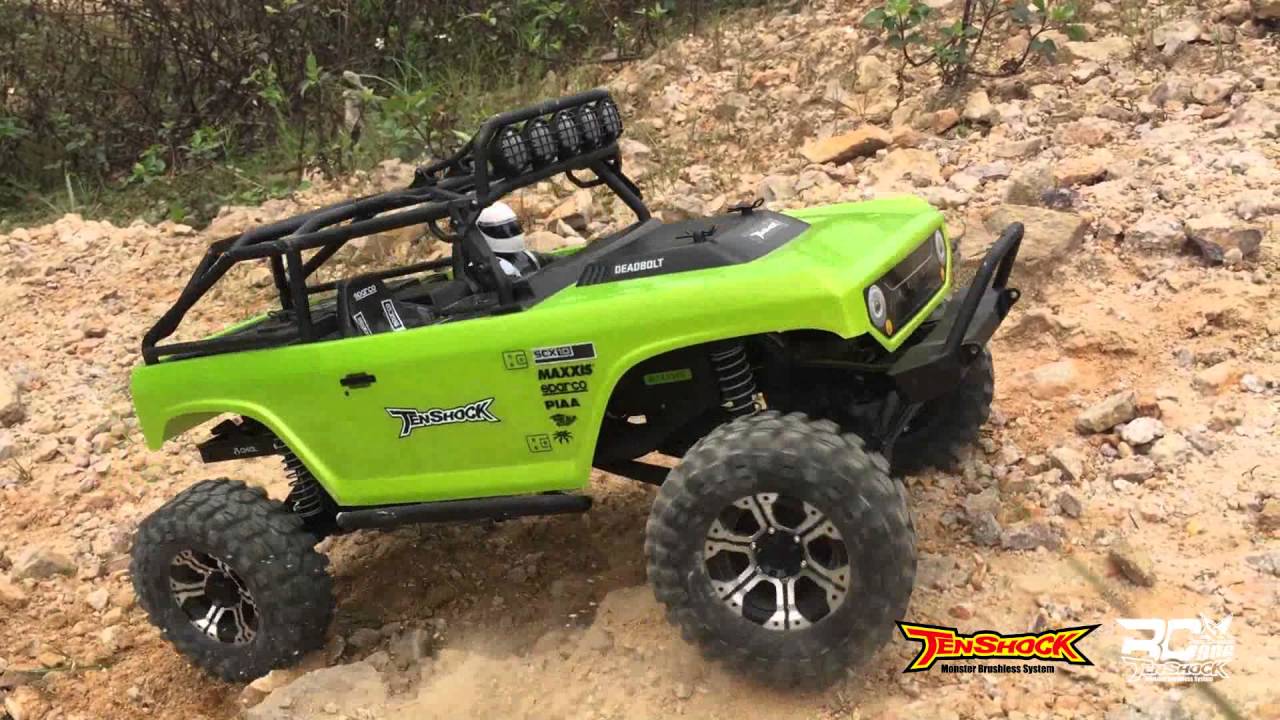 TENSHOCK RC906(6 pole 9 slot)+Axial SCX10+4500MAH 3S1P specially for crawler