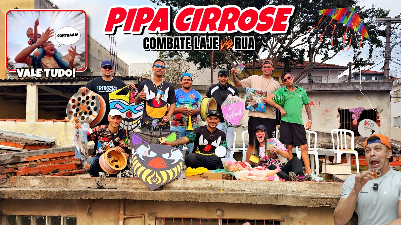 PIPA CIRROSE | COMBATE DE PIPAS LAJE VS RUA SEM LIMITES NA CASA ASSOMBRADA!