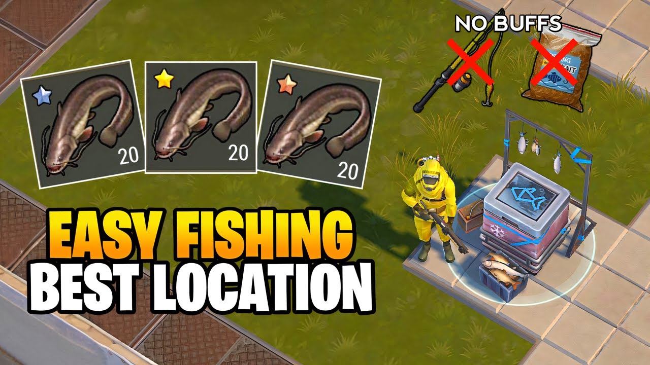 No Buffs Needed! BEST Location for RARE Fish (Easily!) - Last Day on Earth: Survival