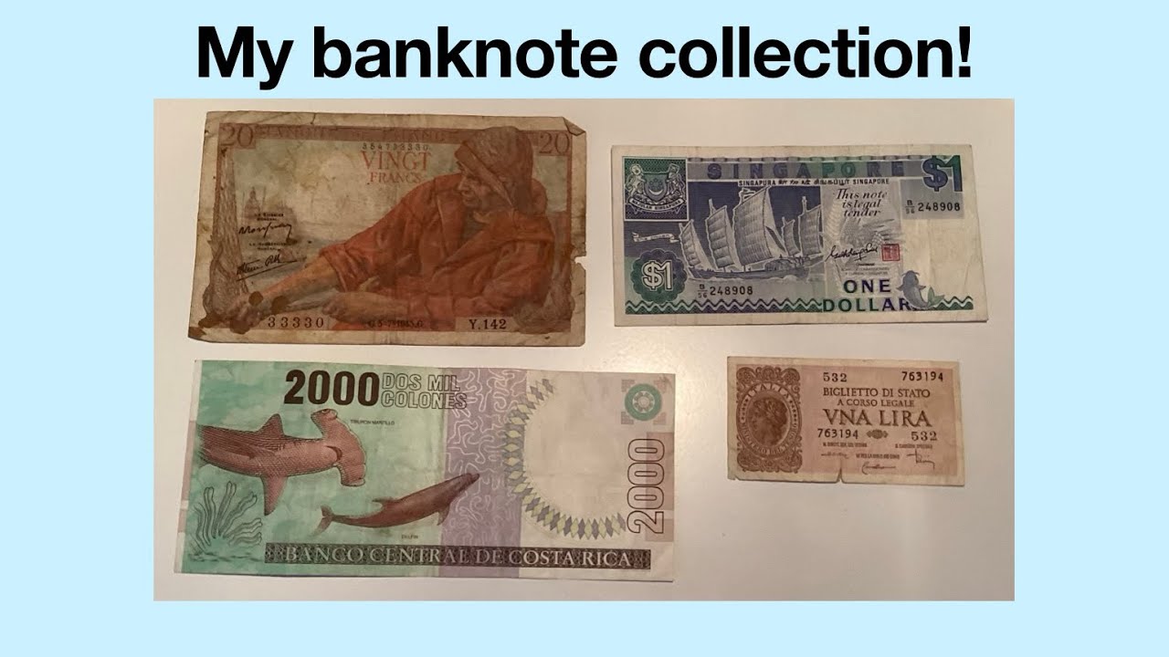 Something else besides coins! (My banknote collection)