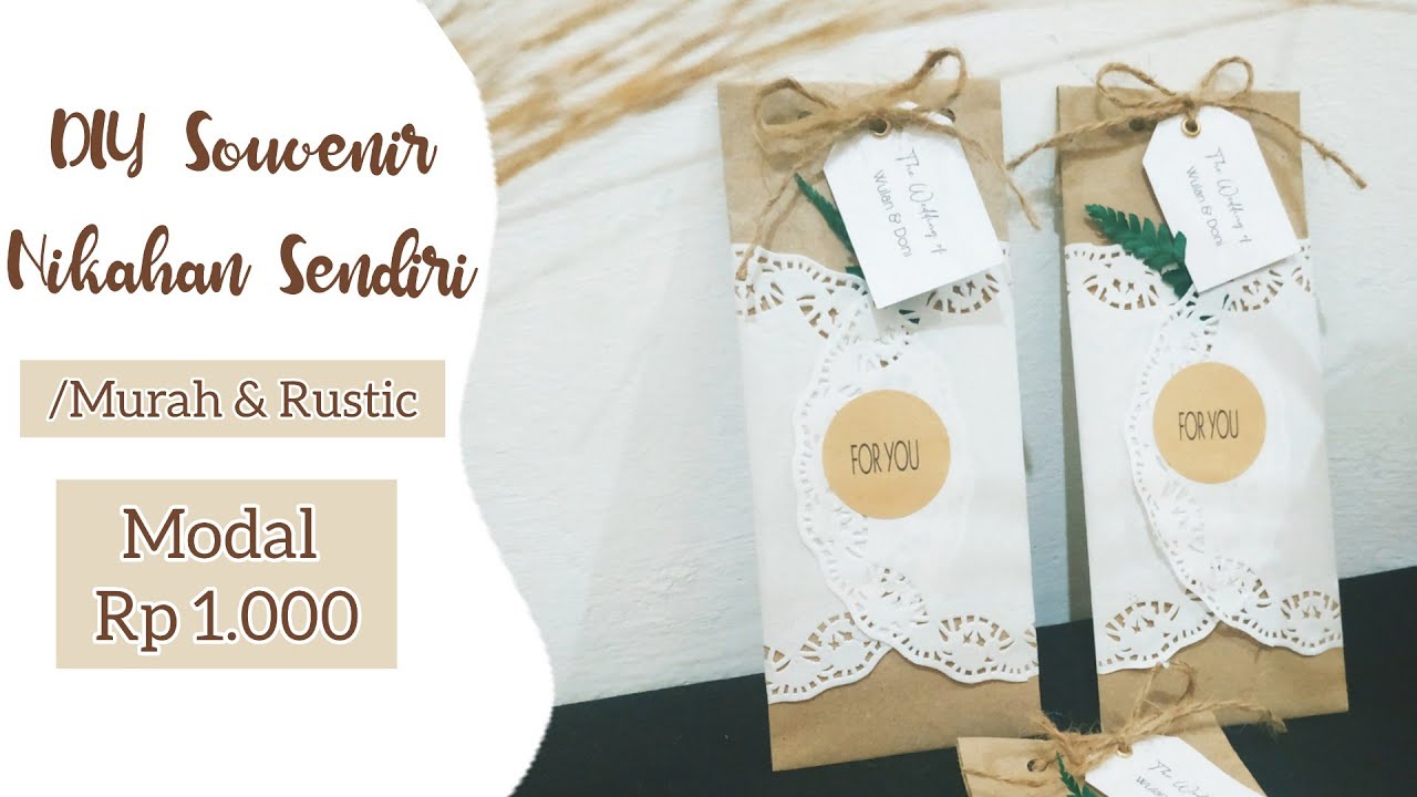DIY Souvenir Pernikahan Murah dan Rustic