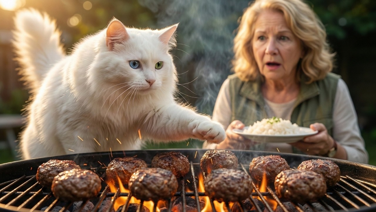 Our Cat Tried To Steal Our Dinner! 🙀 | Epic BBQ Camping Episode 2