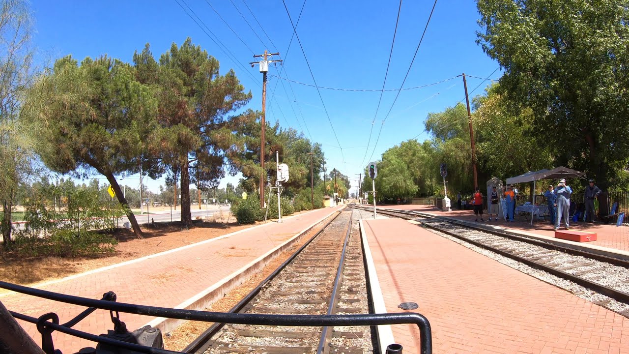 Ventura County Steam Engine #2 Front Of Locomotive POV Train Ride At SCRM 4K