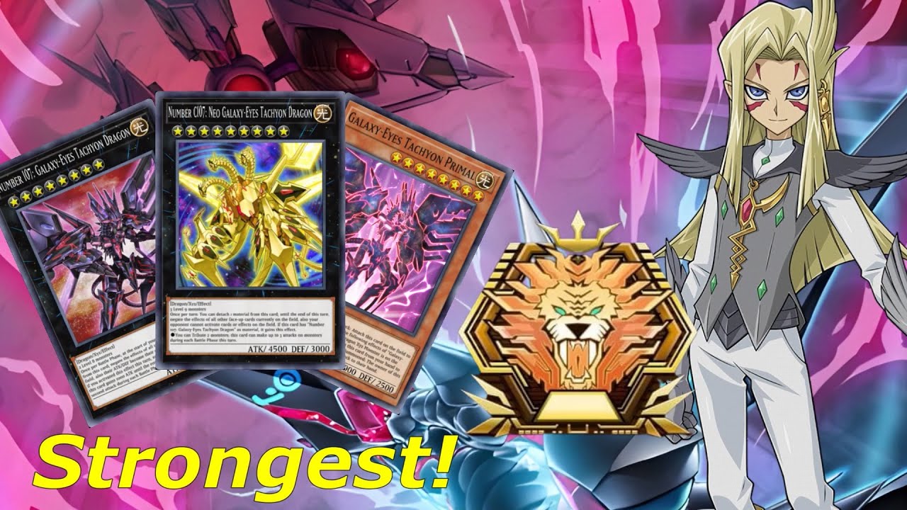 TACHYON MASTERY! My Galaxy-Eyes Tachyon Dragon Deck for Ranked Games!