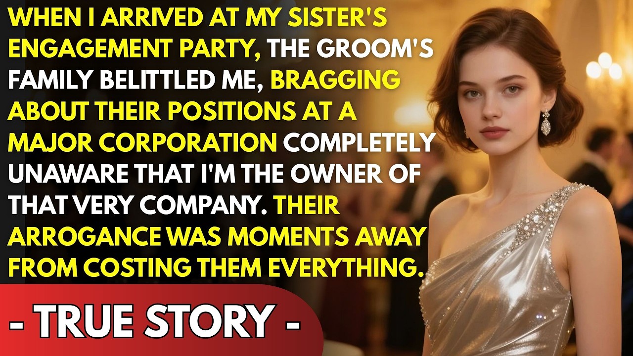 THEY MOCKED ME AT MY SISTER’S ENGAGEMENT — THEN I REVEALED I OWN THE COMPANY THEY WORK FOR AND