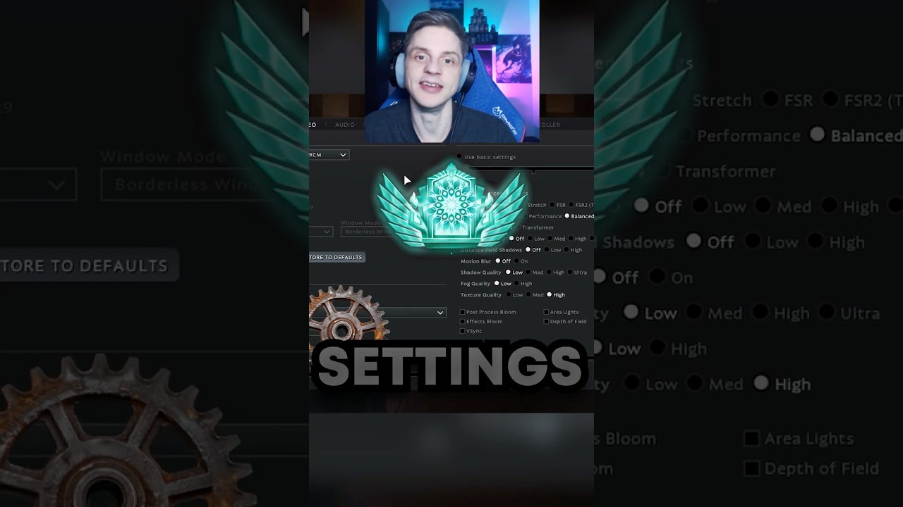 Best Settings To Play #deadlock