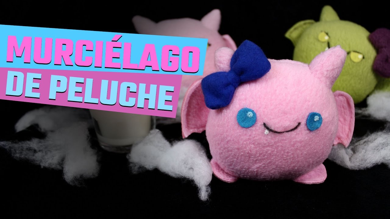 DIY MANUALIDADES HALLOWEEN MURCIÉLAGO DE PELUCHE- MISS LITTLE ZOMBIE