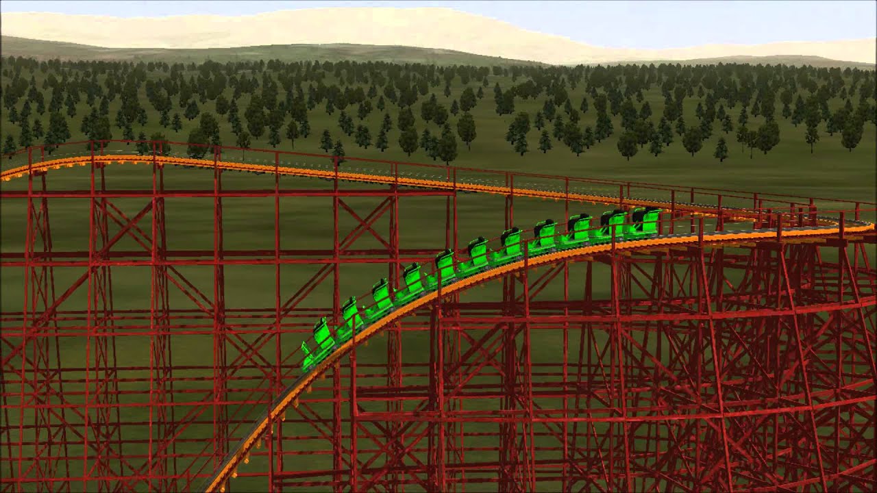 No Limits 2 - 2 Seats Wooden Coaster 