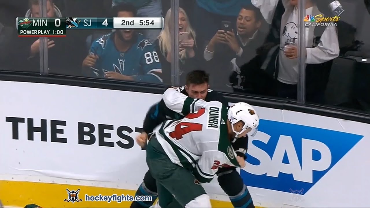Mathew Dumba vs Dylan Gambrell Nov 7, 2019