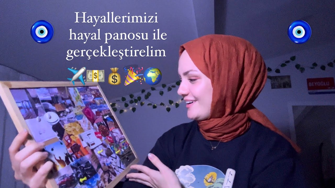 4 yıldır uyguladığım hayal panosu tekniği! | 2022de ger&ccedil;ekleşenler 😻 2023 isteklerim 🥳