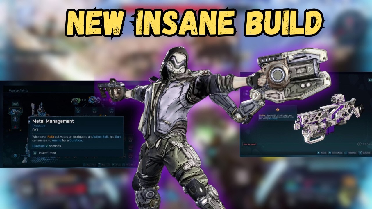 Secret shotgun + Apophis Lance Build Combo for INSANE DAMAGE in Borderlands 4!