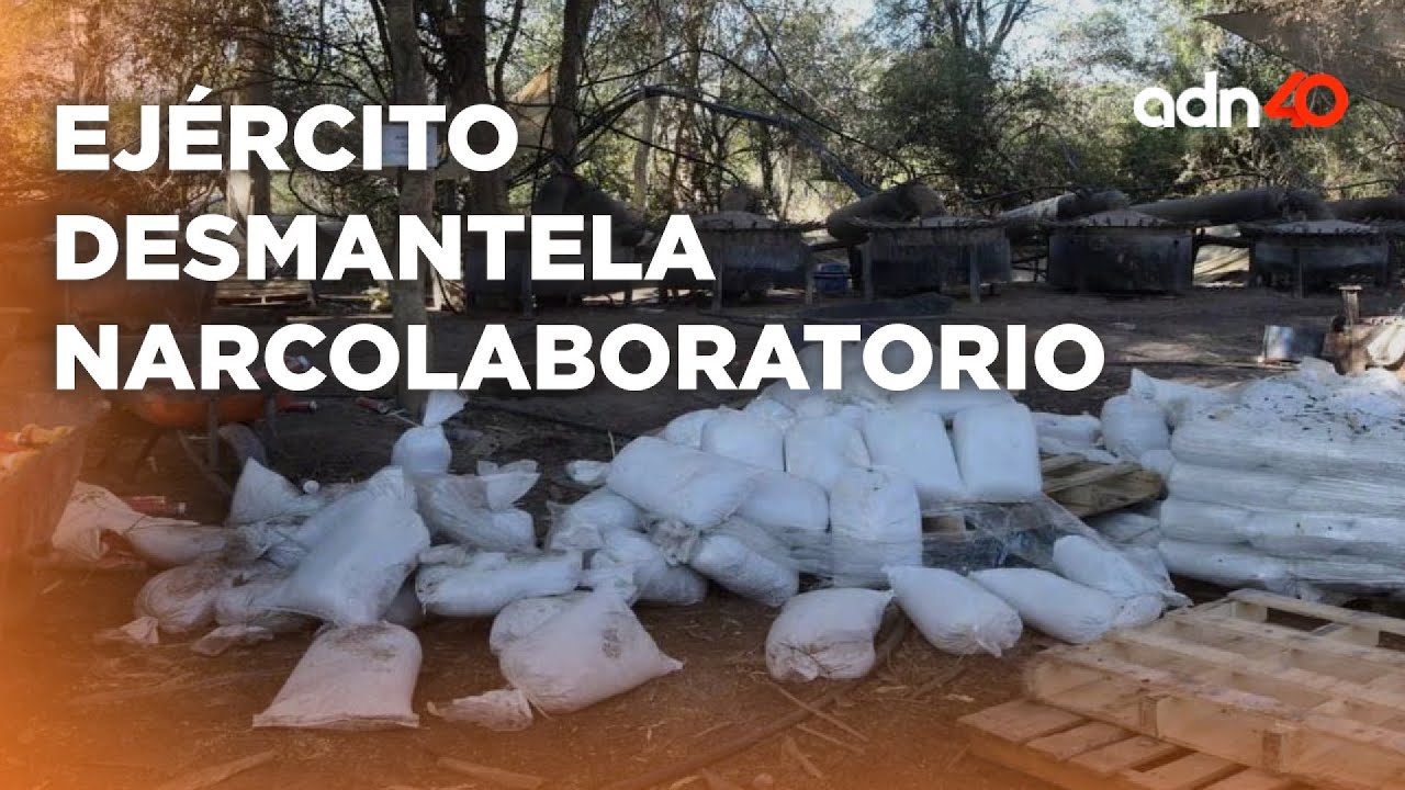 Así es como el ejército desmantela un narcolaboratorio en México I Todo Personal