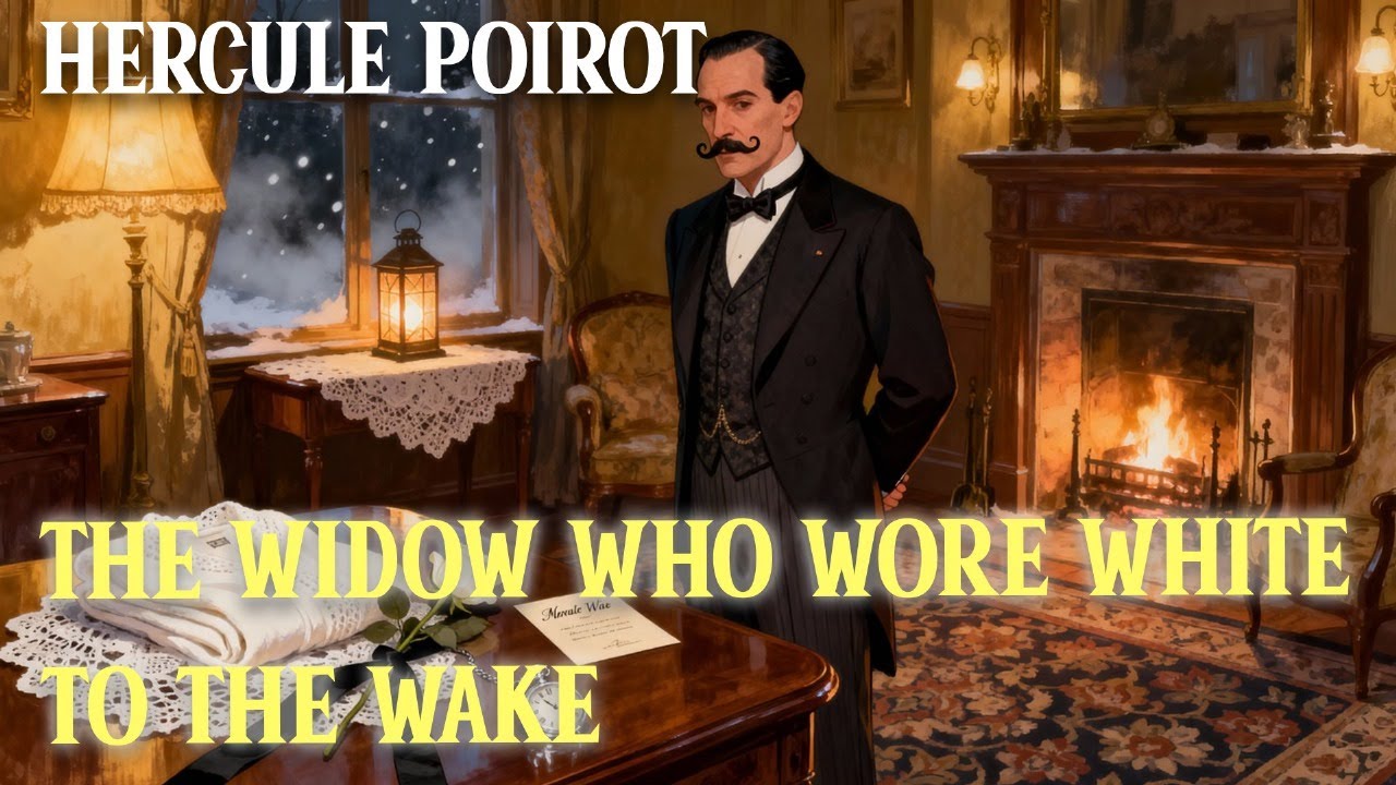 Hercule Poirot & The Widow Who Wore White to the Wake