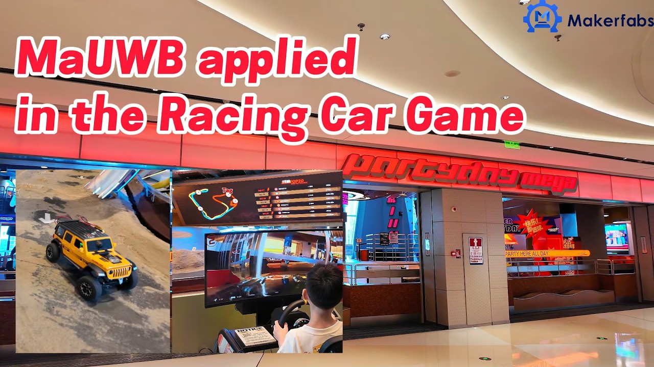 MaUWB Real-World Application | Indoor Racing Car Real-Time Tracking