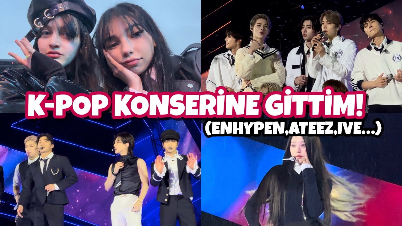 [VLOG10] K-POP KONSERİ!! Ateez, Enhypen, Ive, The Boyz, Ikon, Kep1er, Stayc… #seoulfesta2023