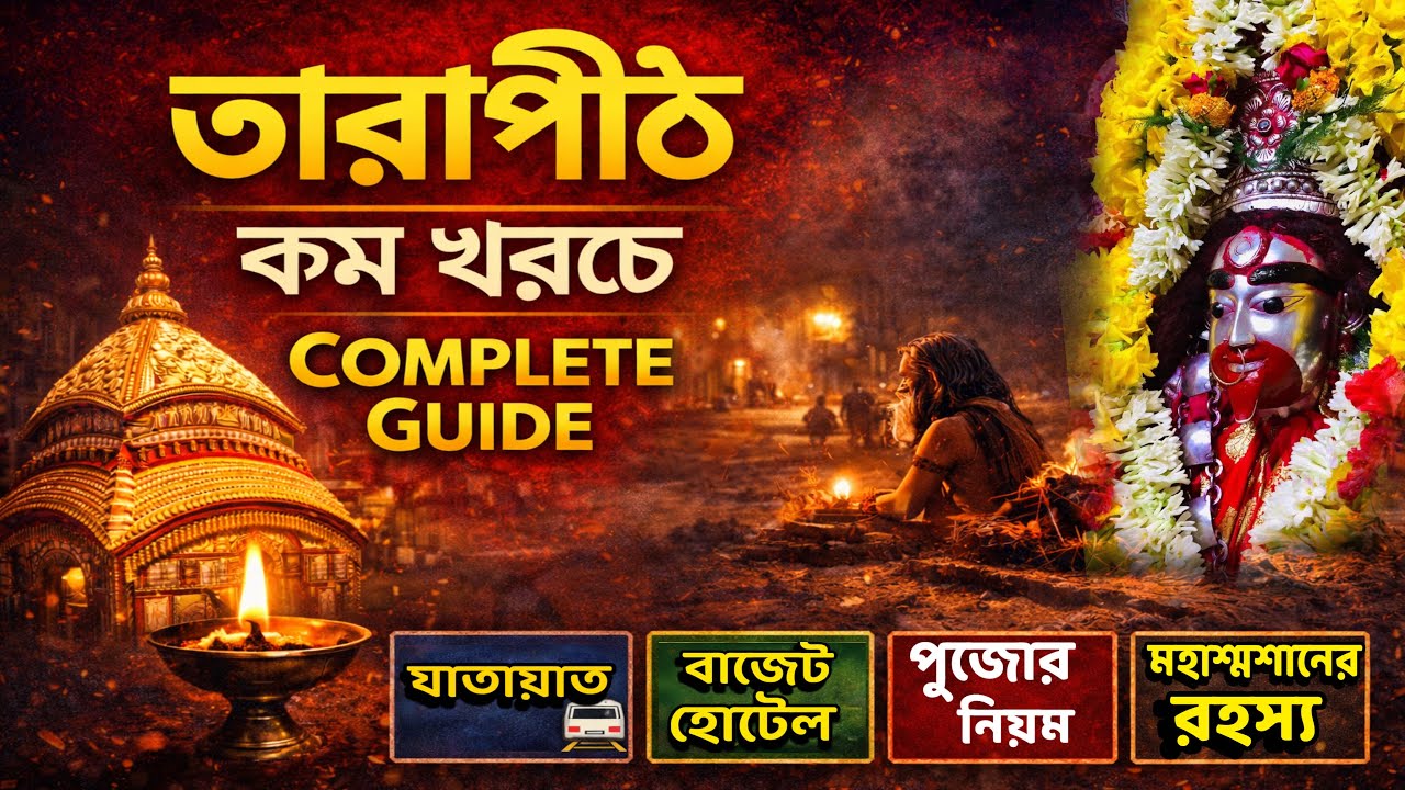 Tarapith Travel at Low Cost | Hotel, Puja Rules, Mahashmashan Guide | Tarapith 2026