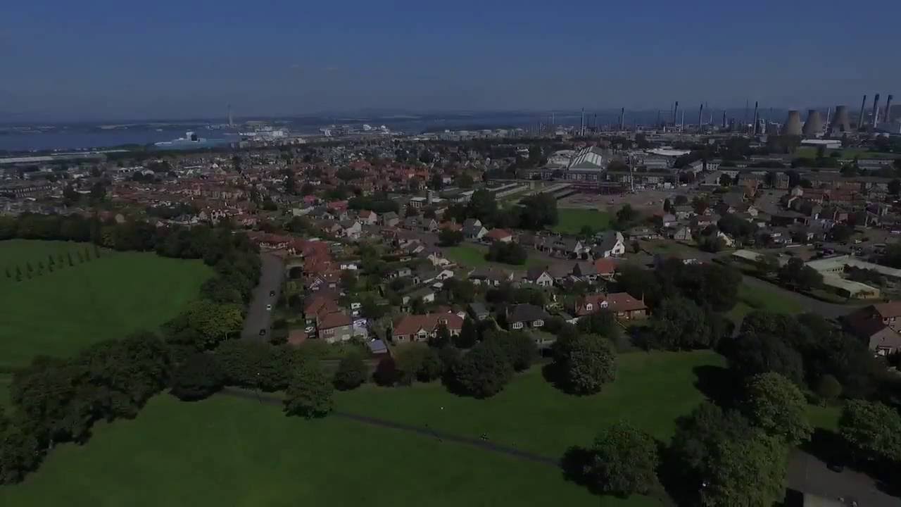 Grangemouth from the air