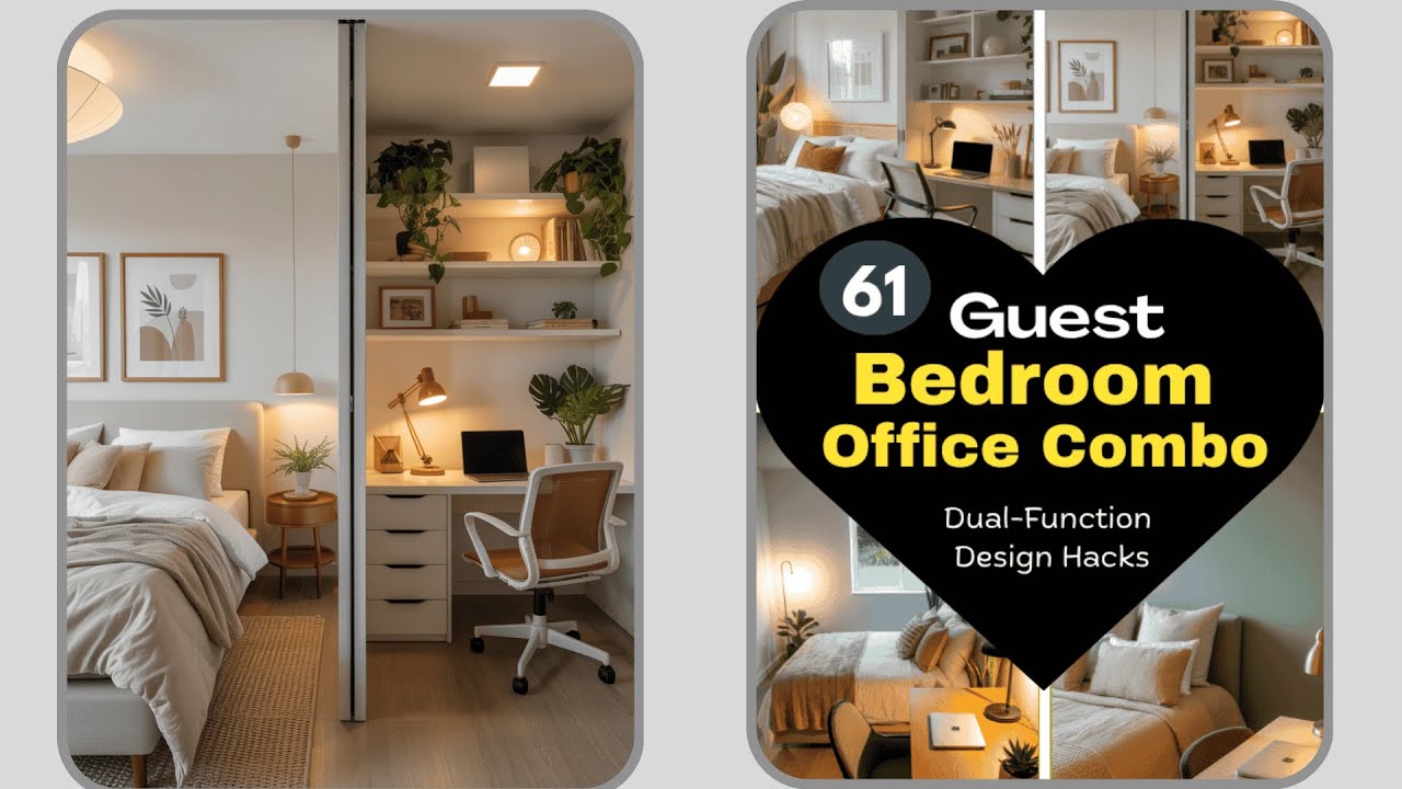 Guest Bedroom Office Combo: Dual-Function Design Hacks