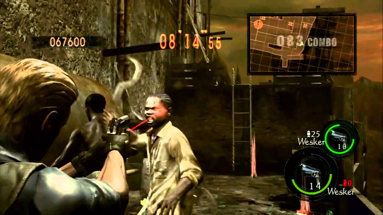 Resident Evil 5 Mercenaries DUO Prison 監獄 1032k (Wesker STARS x2) PS3