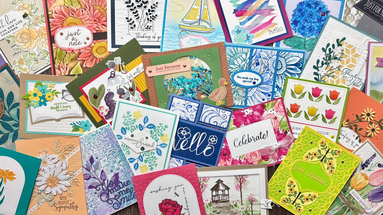 60+ Card Ideas w/o Designer Paper | The Great, Big Card Swap: March 2026, Part 1