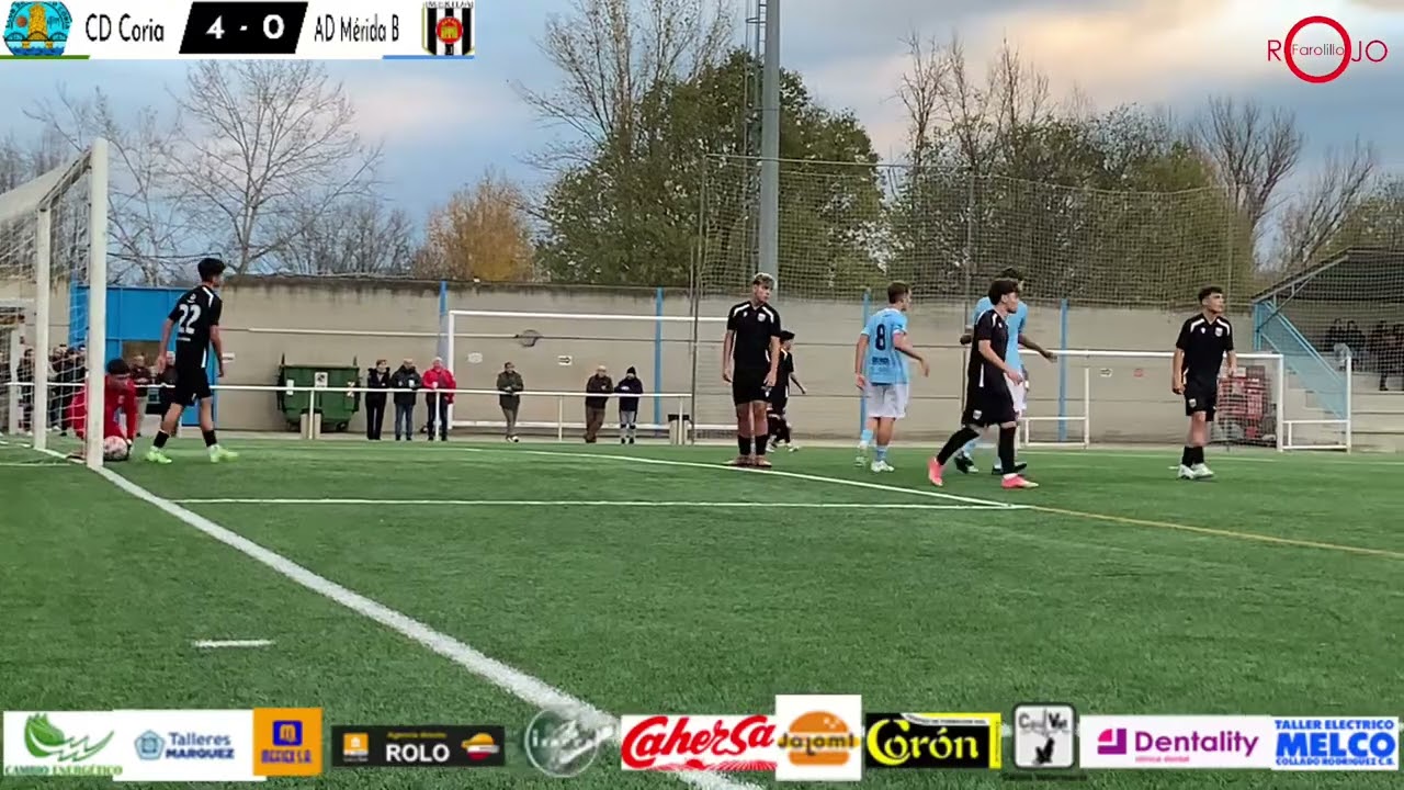 Resumen 1ª Juvenil | CD Coria 6-0 AD Mérida “B”