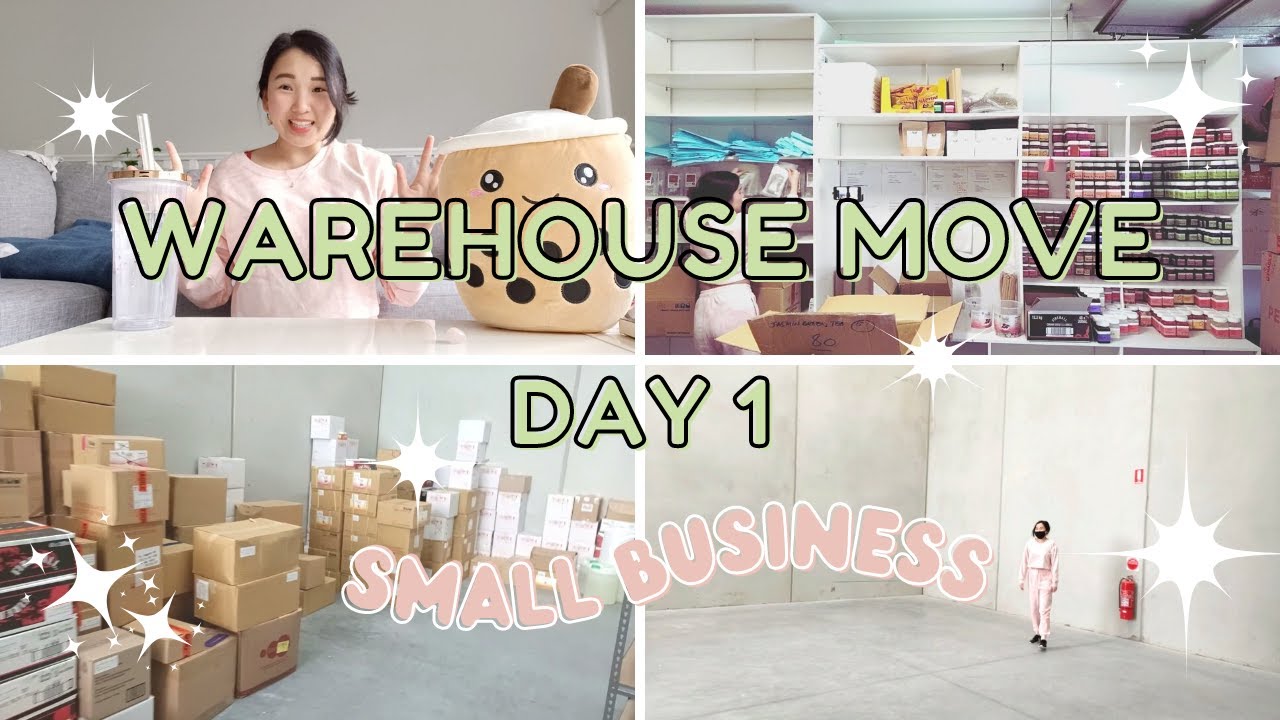 MOVING TO OUR OWN WAREHOUSE! DAY 1 | Small Business Vlog