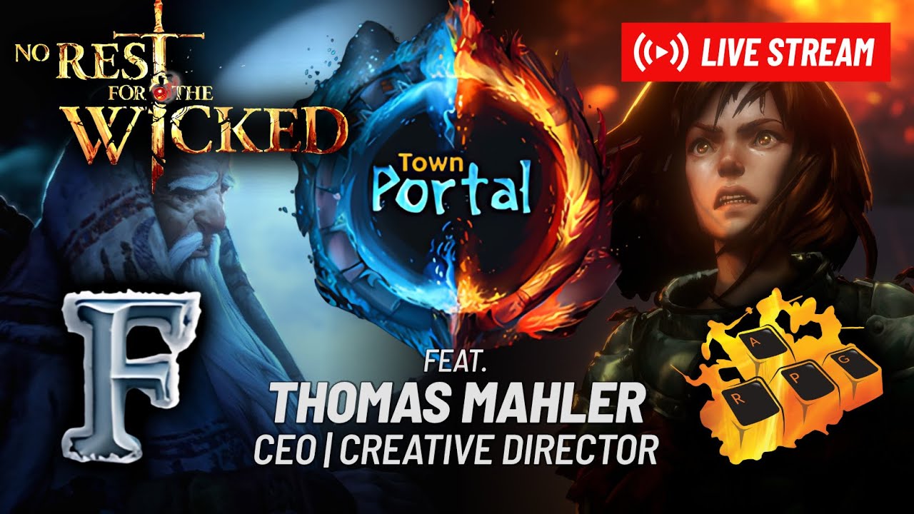 Town Portal Podcast! Thomas CEO & Creative Director For No Rest For The Wicked!