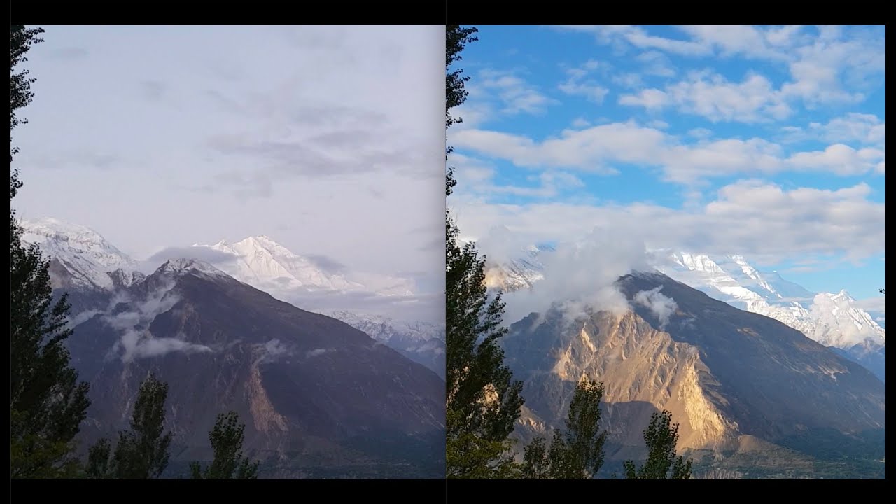 Sunrise Time-laps in Hunza from Eagle Nest Hotel