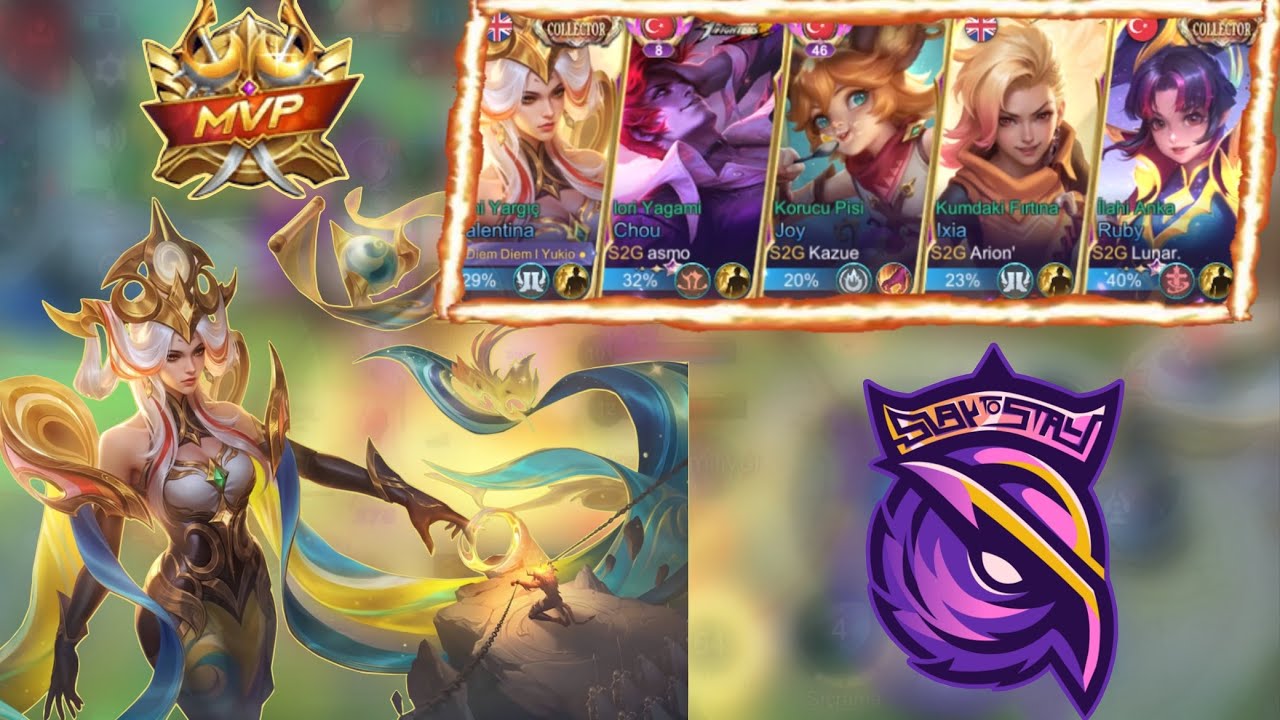 YENI VALENTINA COLLECTOR KOSTÜMÜ! - Valentina “İlahi Yargıç” | FULL TEAM S2G | Mobile Legends