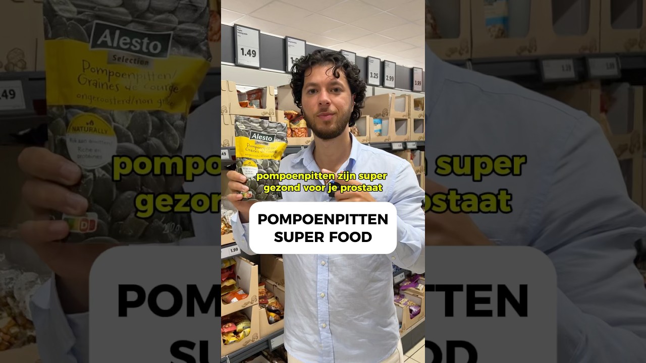 Pompoenpitten zijn super! 💪🏽