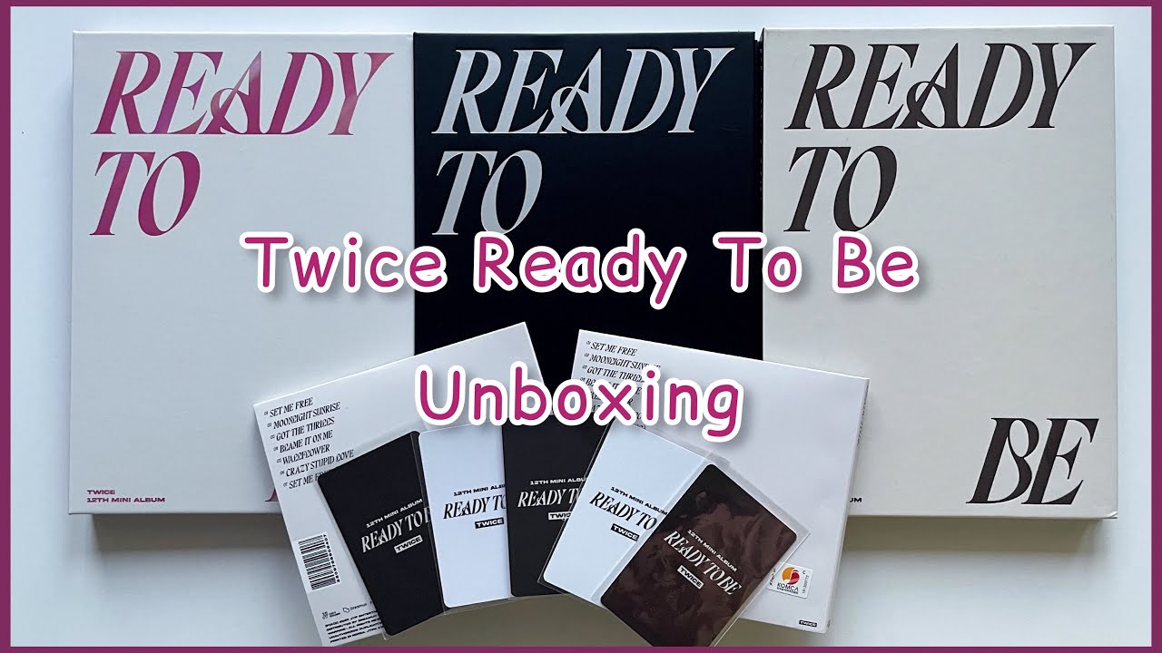 💗 Распаковка альбома Twice Ready To Be 💗 все версии с предзаказками от WITHMUU💗