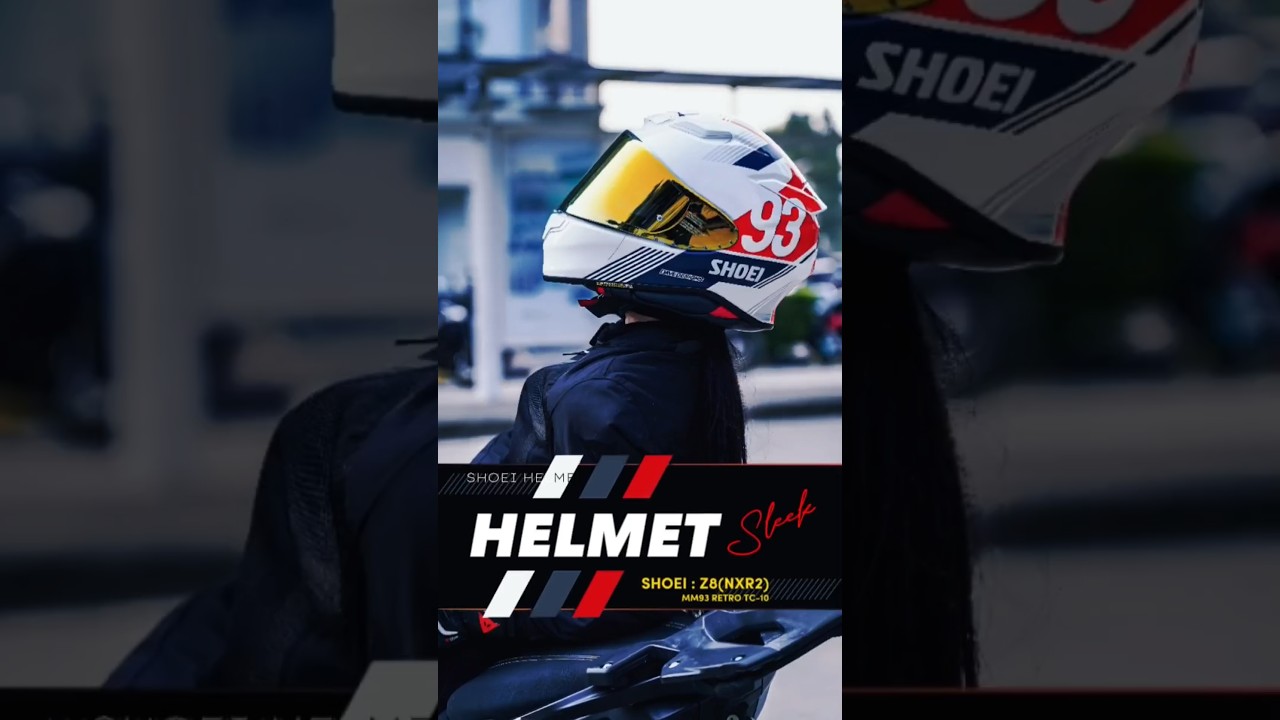 🇯🇵 𝗦𝗛𝗢𝗘𝗜 Z8 (NXR2) MM93 RETRO TC-10#shoei #shoeihelmet #helmet #motobike