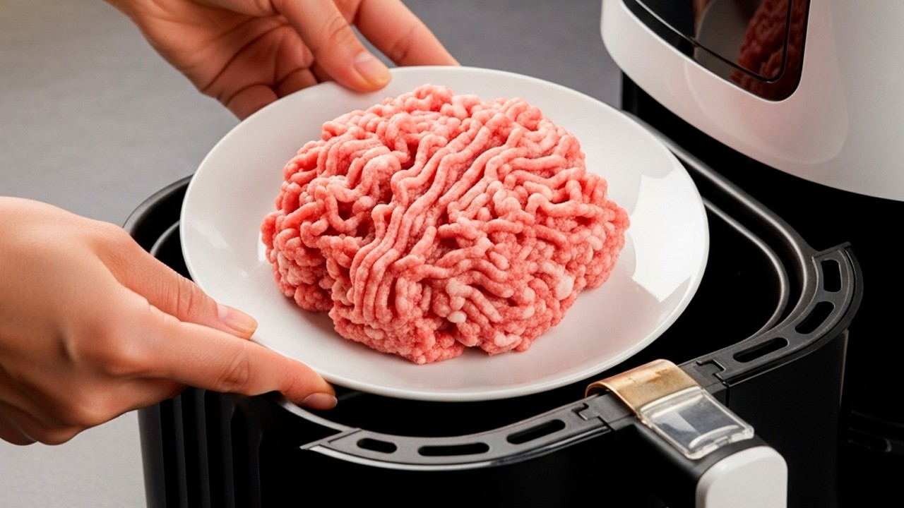 Ground Meat in the Air Fryer = Juiciest, Easiest Dinner Ever!