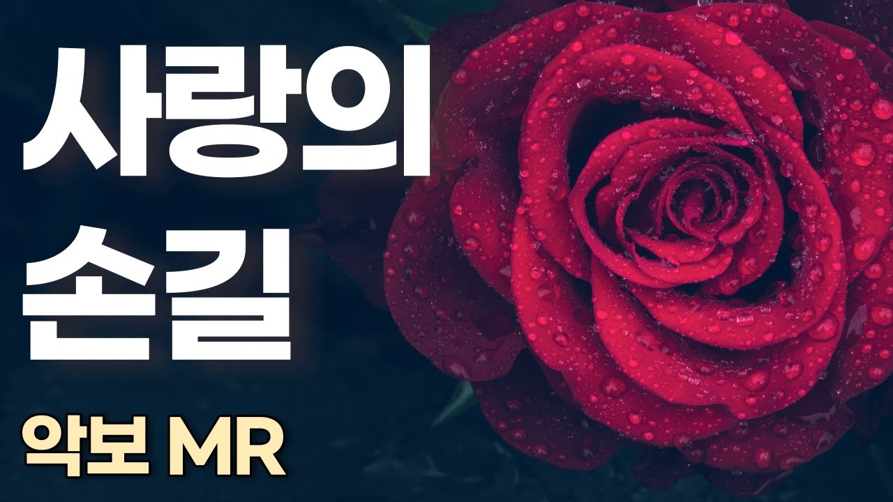 사랑의 손길 (복음성가,CCM, Gospel song) - 악보 .엘프 MR.노래연습💙Alto Saxophone 앨토색소폰💙song,