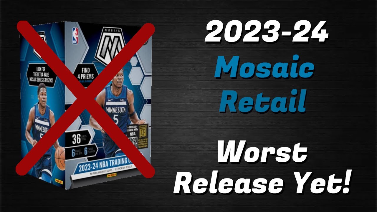 WORST RETAIL RELEASE | 2023-24 NBA Mosaic Basketball Review | 2 Blasters Was Enough