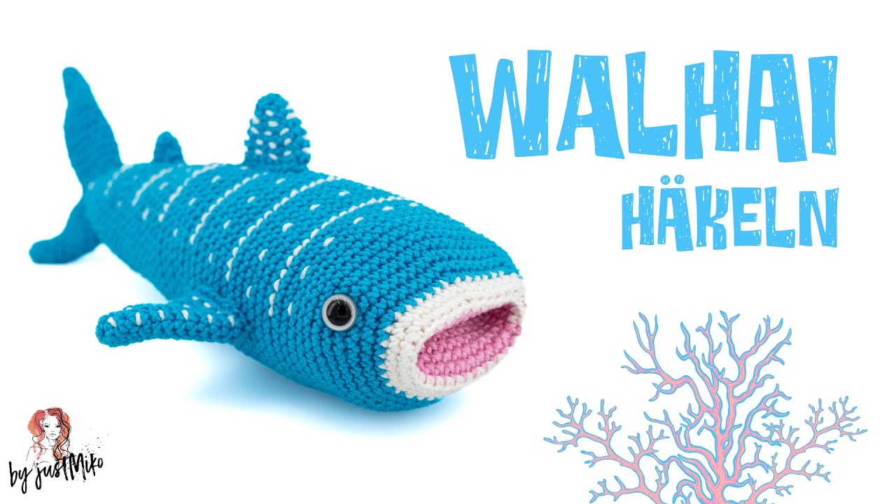 Walhai häkeln | Meeresbewohner | Amigurumi