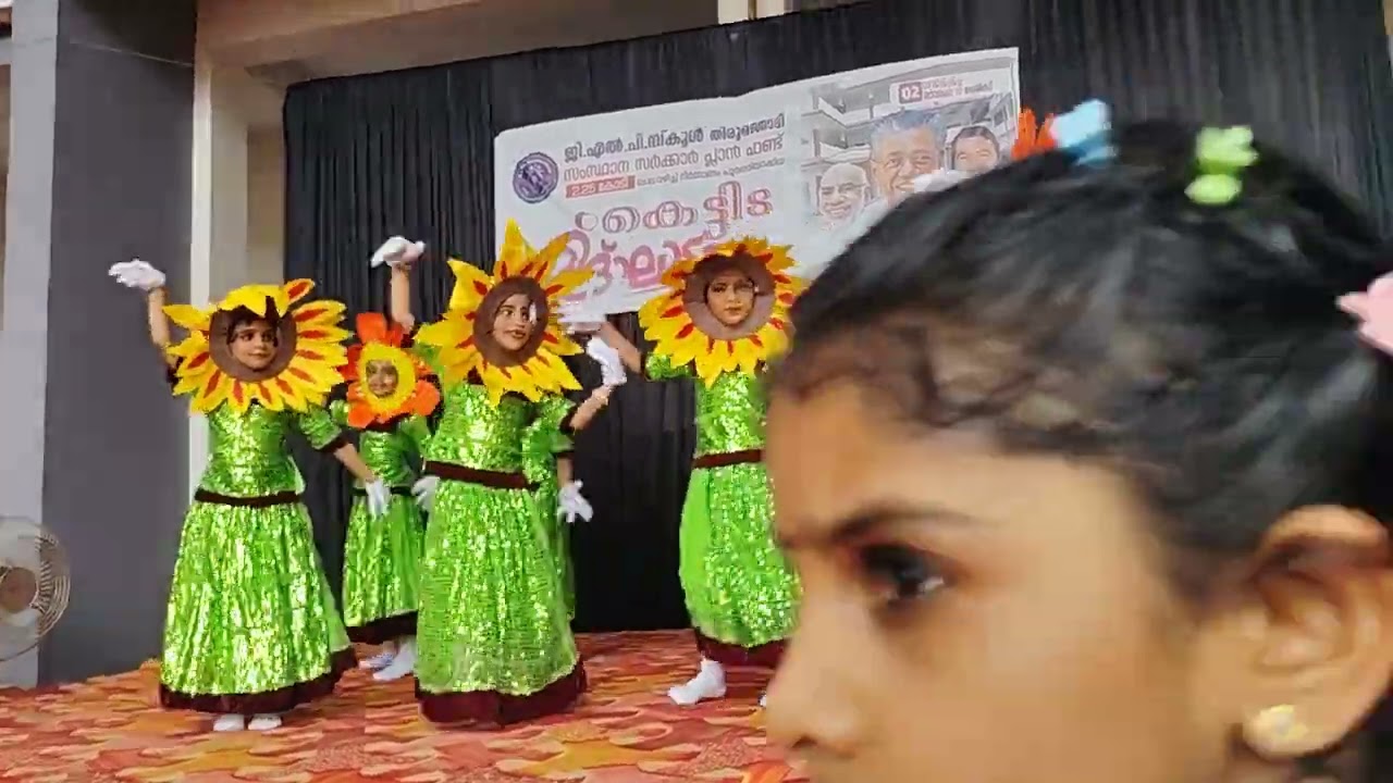NISHU#🌼#POO POOKUM OSAI##🌼FLOWER DANCE#dance #GLPS TIRURANGADI