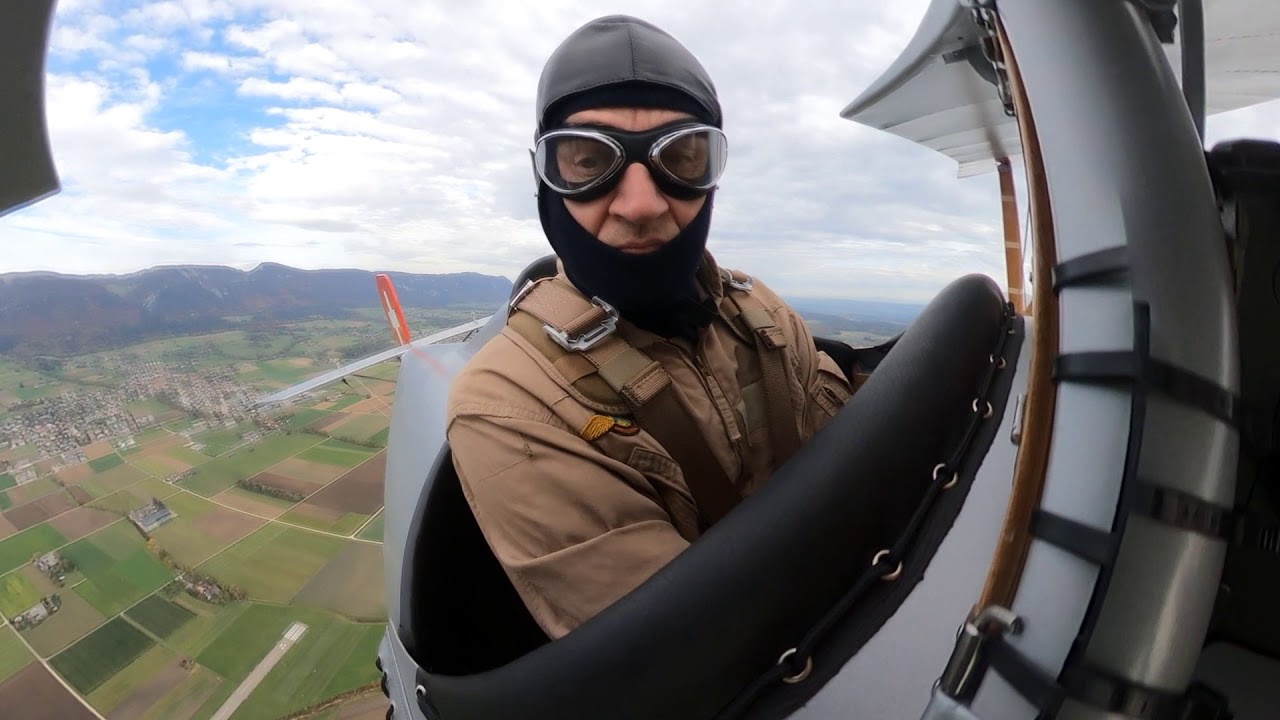 MAIDEN FLIGHT Nieuport 23C-1 HB-RNA in Grenchen CH on Oct 21st 2020 Pilot: Isidor von Arx