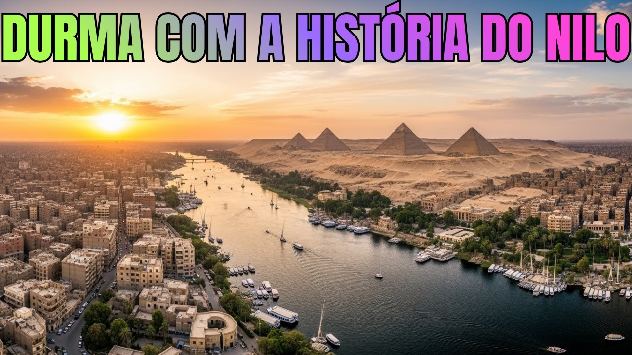 A HISTÓRIA COMPLETA do RIO NILO: O BERÇO DA CIVILIZAÇÃO EGÍPCIA - Documentário para dormir
