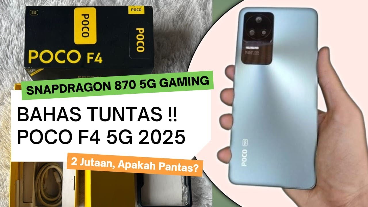 2 jutaan POCO F4 5G ?? Ga usa BANYAK MIKIR !! Handphone PALING WORTH IT