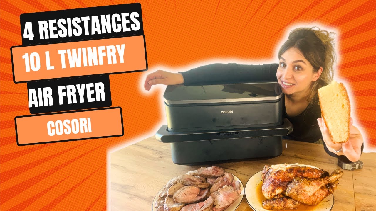 COMMENT ÇA UN AIRFRYER AVEC 4 RÉSISTANCES😱❓ le twinfry cosori 10L