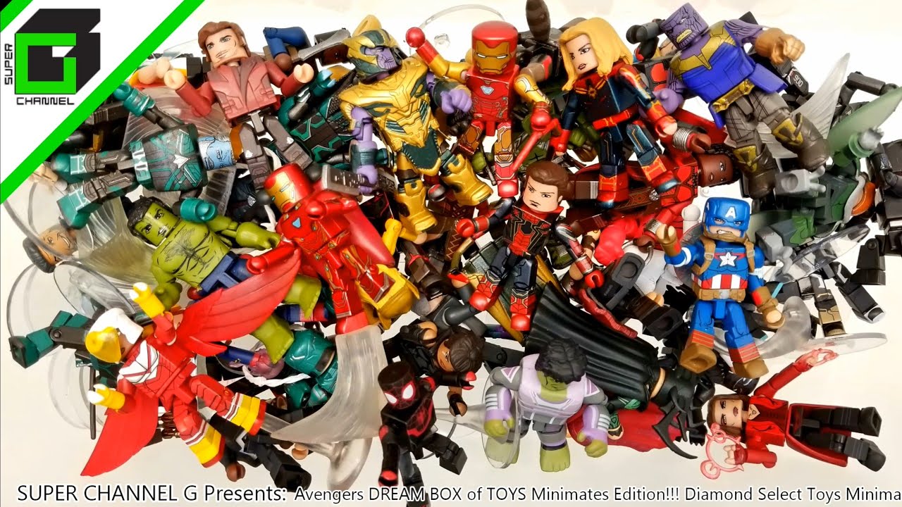 Marvel Avengers DREAM BOX OF TOYS! Minimates Edition! Iron Man, Spider-man, Captain America, Thor