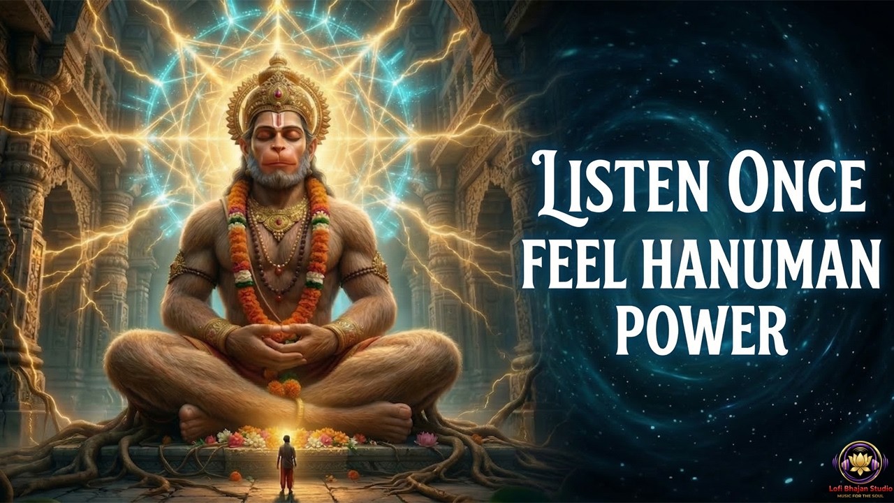 Hanuman Chalisa Fast | Epic Cinematic Hanuman Bhajan | Powerful Hanuman Song | Lofi Bhajan Studio