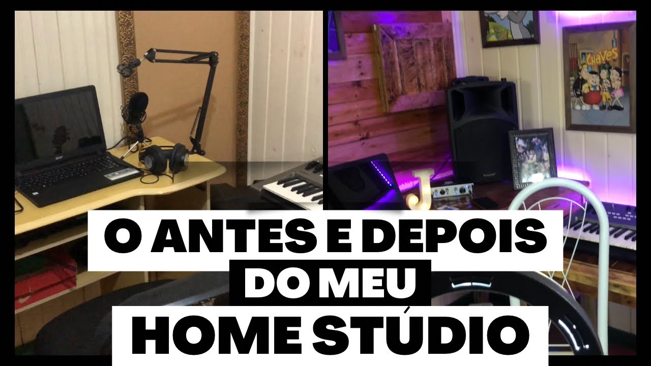 FAZENDO UM HOME STUDIO NO QUARTO