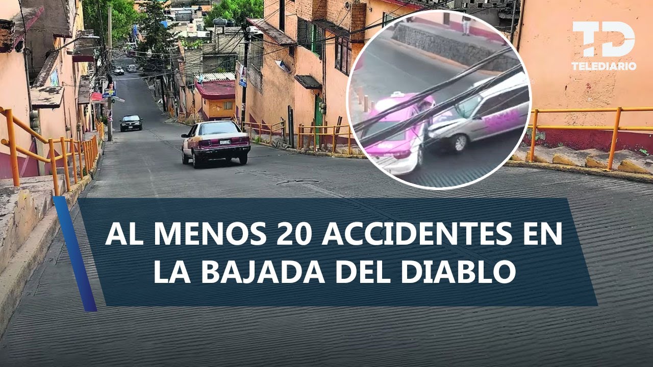Vecinos exigen solución tras nuevo choque en la “Bajada del Diablo”