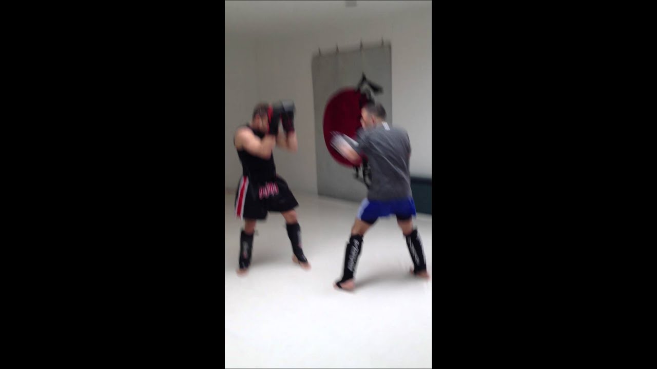 Sparring Warmup - Cristian Defiris and Sal Carillo
